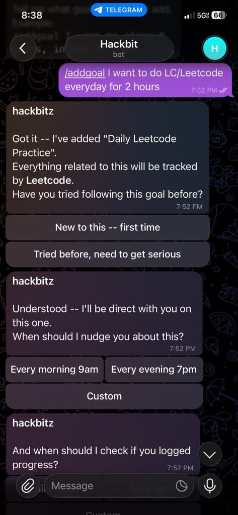 Add goal Daily Leetcode